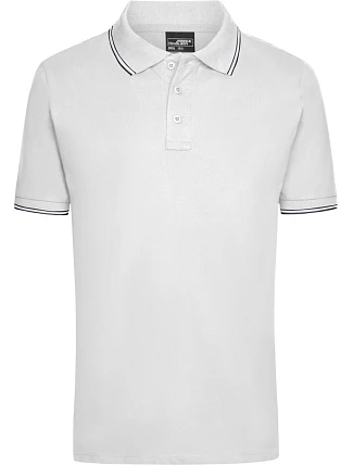 Daiber JN 986 Pánske polo tričko z piké 02.0986 biele/námornícka modrá Daiber JN 986 Pánske polo tričko z piké 02.0986 biele/námornícka modrá