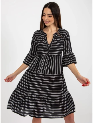 Dámske šaty D73771M30214H čierne - FPrice