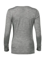 Dámske tričko Merino Rise LS tmavo šedá