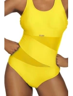 Dámske jednodielne plavky S36W-21 Fashion sport yellow - Self Dámske jednodielne plavky S36W-21 Fashion sport yellow - Self