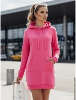 Dámska dlhá oversize mikina TIMMY pink FashionStreet EY1933