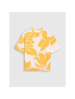 Dámske tričko oversize s potlačou 4F 4FRSS25TTSHF2692-90A