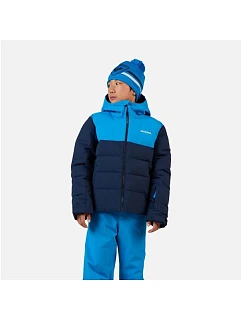 Detská lyžiarska bunda ROSSIGNOL Boy Siz Quilted Jkt, tmavomodrá