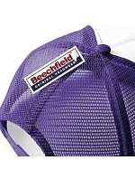 Beechfield B 645 5-panelová čiapka Vintage Trucker 53.0645 fialová/biela