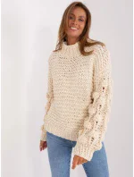 Jumper AT SW 2382.97P svetlo béžová