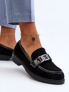 Semišové dámské mokasíny S.Barski