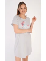 Dámska nočná košeľa s krátkym rukávom Cassie