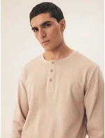 Pánske pyžamo 42638 Desert beige - HENDERSON