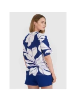 Dámske tričko oversize s potlačou 4F 4FRSS25TTSHF2692-91A