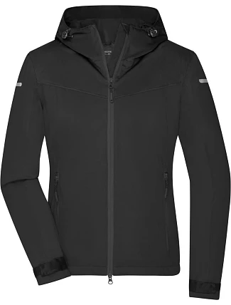 Daiber JN 1179 Dámska outdoorová softshellová bunda 02.1179 čierna