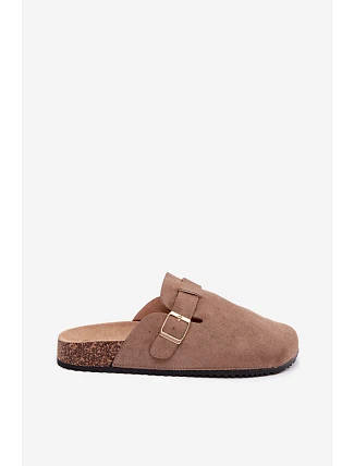 Dámske papuče Papuče so zlatou prackou Khaki Alpine