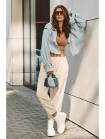 Zateplené kožené tenisky so zipsom Big Star MM274624 white