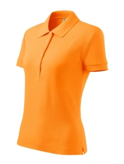 Bavlnené polo tričko Heavy tangerine orange