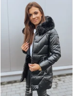 Dámska zimná bunda s kapucňou KRISTA black FashionStreet TY3065 Dámska zimná bunda s kapucňou KRISTA black FashionStreet TY3065