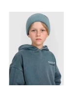 Chlapčenská mikina bez prúžkov s kapucňou 4F 4FJRAW25TSWSM2344-46S