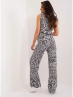 Nohavice LK SP 509563.20X sivá čierna