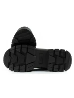 Lee Cooper dámske zimné športové topánky zimné trekkingové zateplené čierne vysoké dámske