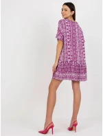 Dámske šaty D73771M30306C fialové - FPrice