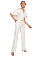 M670 Kombinéza s volánikmi - ecru M670 Kombinéza s volánikmi - ecru