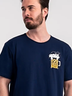 Pánska nočná košeľa s krátkym rukávom Beer