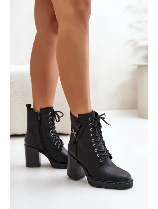 Topánky na podpätku model 201004 Step in style Topánky na podpätku model 201004 Step in style