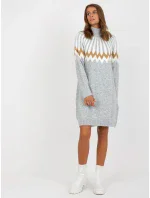 LC SK 0098 šaty.37X šedá