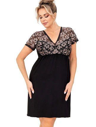 Nočná košeľa plus size model 228645 Donna Nočná košeľa plus size model 228645 Donna
