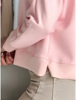 Dámska oversize maslová mikina s NUBISS ružová FashionStreet RY2799 Dámska oversize maslová mikina s NUBISS ružová FashionStreet RY2799