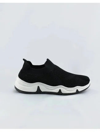 Čierne dámske športové topánky (YM-168) Čierne dámske športové topánky (YM-168)