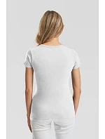 Fruit of the Loom Lady-Fit Iconic 150 T-shirt s výstrihom do V, dámske tričko 16.1444, čierne