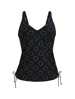 Style Malaika Top tankiny - vrchný diel 8889-1 black - RosaFaia