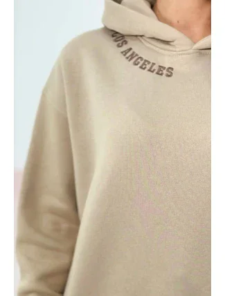 Izolovaná súprava s výšivkou Los Angeles svetlo béžová Izolovaná súprava s výšivkou Los Angeles svetlo béžová