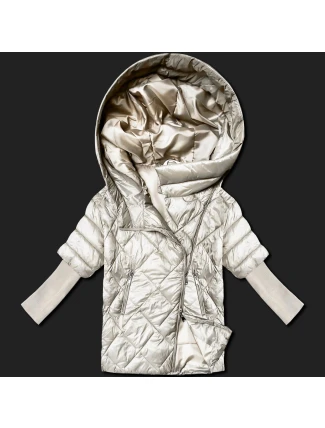 Dámska bunda Minority (M2-6701-12) ecru - Goodlooking