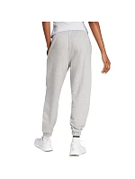 Dámske nohavice adidas Essentials Linear French Terry Cuffed Pants light grey JC5953 women Dámske nohavice adidas Essentials Linear French Terry Cuffed Pants light grey JC5953 women