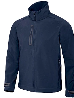 B&C X-Lite Softshell /men Pánska 3-vrstvová softshellová bunda 01.0951 tmavomodrá