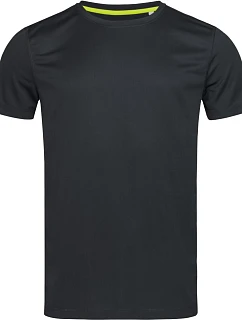 Stedman Active 140 Crew Mesh-T Pánske športové tričko s vzorom „vtáčie oko“ 05.8400 black opal