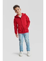 Fruit of the Loom Classic Kids Sweat Jacket Detská mikina s kapucňou 16.2045 tmavomodrá