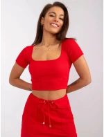 Dámske tričko TOP RV TS 7538.12P Červená - Rue Paris