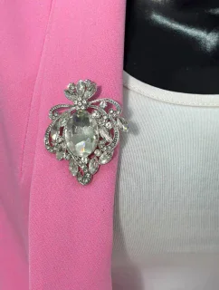 Brožový XZ459-247 striebro