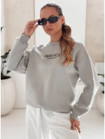 Dámska oversize mikina NEVER grey FashionStreet BY1230