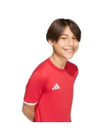 Adidas Detské tričko Entrada 26 Tee červená JZ6674 Adidas Detské tričko Entrada 26 Tee červená JZ6674