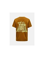 Tričko PEAK PERFORMANCE Explore Graphic Tee Men, hnedé