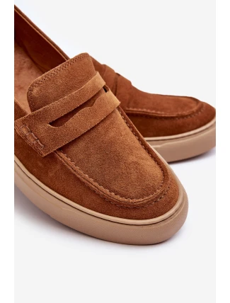 Pánske semišové mokasíny Zazoo 1566 brown Pánske semišové mokasíny Zazoo 1566 brown