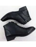 Dámske čižmy Bagger s ponožkou black Sabatina