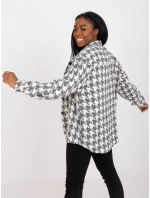 Košeľa EM KS U178.14 biela sivá