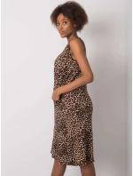 Šaty TO SK 896 9.02P čierno-béžové