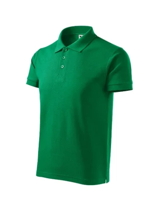 Pánske bavlnené polo tričko Cotton Heavy medium green