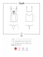 Košieľka Swanita chemise - Obsessive Košieľka Swanita chemise - Obsessive