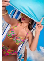 Plavková podprsenka s plnými košíčkami Ava SK 246 Neon Safari