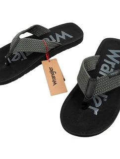 Wrangler pánske žabky Zane Flipflops sivé
